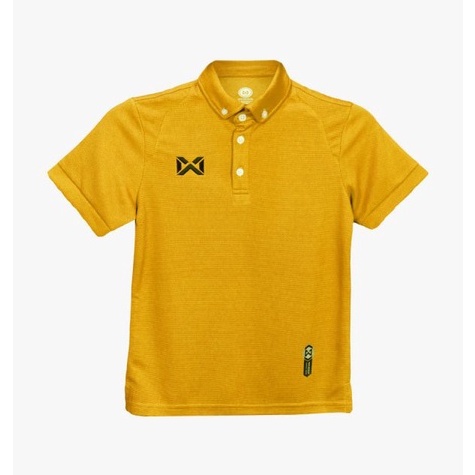 WARRIX เสื้อโปโลเบสิคเด็ก แขนสั้น WA-3315KN-ทอง-NN