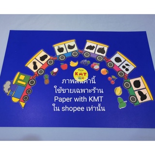 สื่อการสอน ทำมือ ปฐมวัย ภาพเงาผลไม้ เงาผัก เงาสัตว์