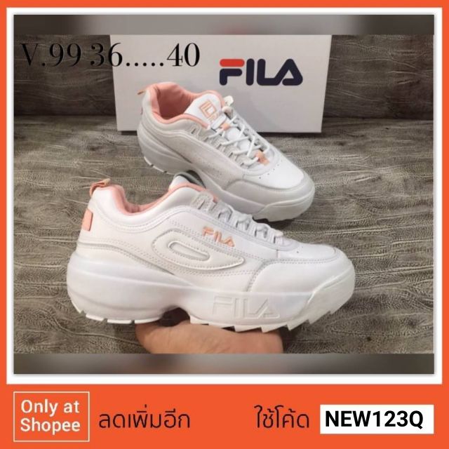 มาเพิ่มใช้ โค้ดNEW123Q ลดอีก100฿ NEW FILA งานสวยมาก มาครบสี นี้ สาวกfilaห้ามพลาด