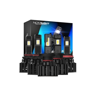 NovSight ไฟ Led 4 ดวง F06 H4 H11 H7 Hb3 100W 20000 Lm 6000K สําหรับติดรถยนต์