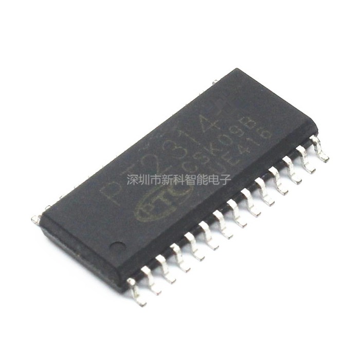 PT2314 PT2314L SMD SOP28 4-Channel Input Audio Processor IC วงจรปรับโทน