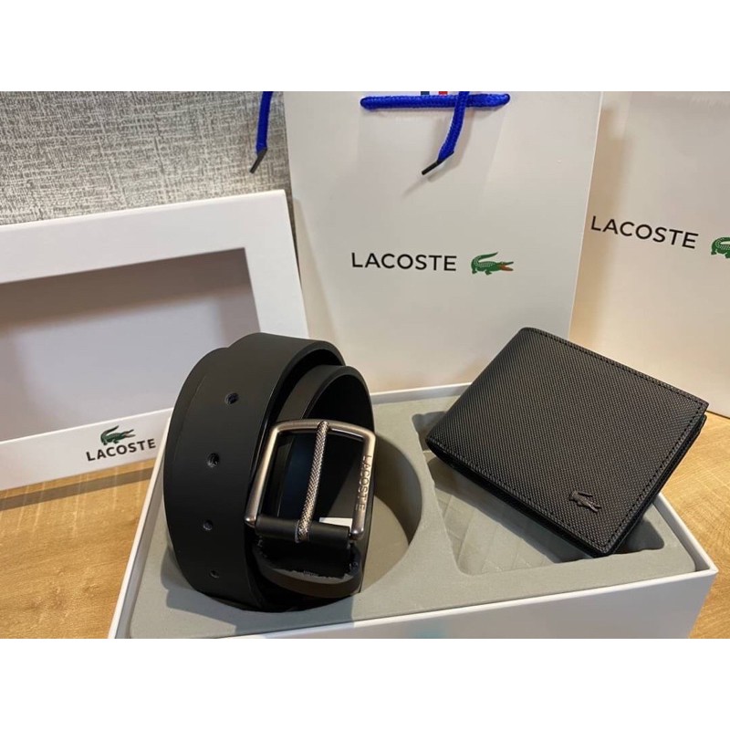 มาแล้วจ้า ! กระเป๋าสตางค์+เข็มขัด lacoste งานแท้ outlet