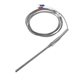 SPT*K type Thermocouple 2m Cable M8 Thread Temperature Sensor Probe 50mm/100mm/2