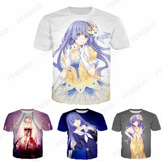 เสื้อยืดพิมพ์ลาย Anime Date A Live izayoi Miku สำหรับผู้ชายผู้หญิง