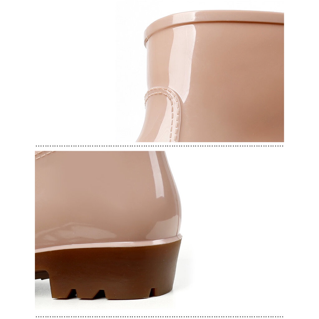 รองเท้าบูท 5นิ้ว เหนือข้อเท้า รุ่น 361 มีให้เลือก 5 สี ยางPVC มีหลายไซน์ ดีไซน์สวยงาม