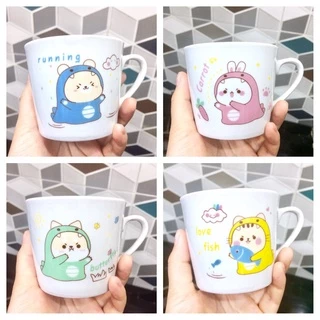 แก้วกาแฟ งานเซรามิค สวยน่ารักหลายลาย เหมาะกับชาวออฟฟิศนักเรียนนักศึกษา ของขวัญ ราคาถูก ขนาด200ml.
