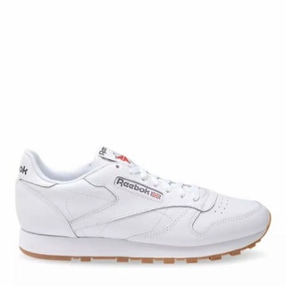 Reebok Classic รองเท้าผ้าใบลําลอง สีขาว สําหรับสตรี นําเข้า - สีขาว 37