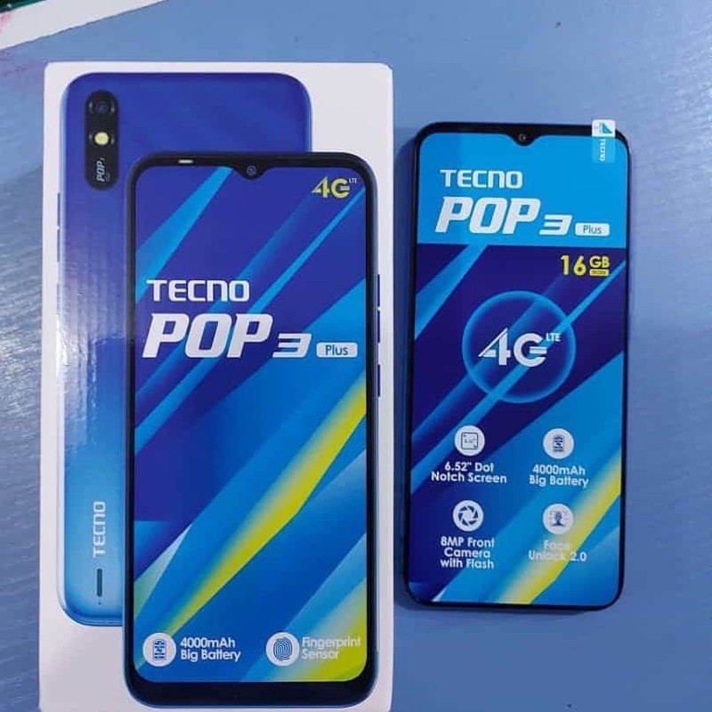 Tecno Pop3Plus หน้าจอใหญ่ เครื่องแท้ ประกันศูนย์ 1 ปี