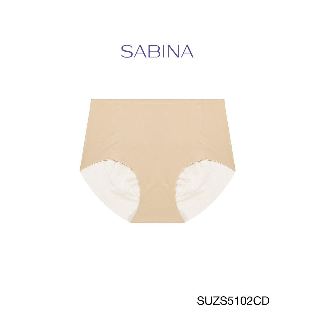 Sabina กางเกงชั้นใน Panty Seamless (High-waist)  รหัส SUZS5102CD สีเนื้อเข้ม