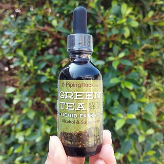 สารสกัดจากชาเขียว แบบน้ำ Green Tea Liquid Extract 59 mL Dropper Bottle (Piping Rock®)