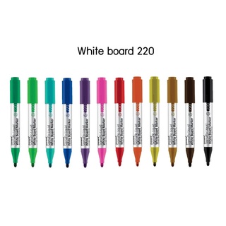 Monami ปากกาไวท์บอร์ด สูตรน้ำ กลิ่นไม่ฉุน SigmaFlo Liquid White Board Marker 220