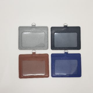 ซองหนังใส่บัตรพนักงาน ใส่บัตรคีย์การ์ด keycard ใส่บัตรได้ 2 ใบ สวย