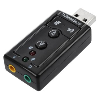 อะแดปเตอร์ 7.1 Channel USB External Sound Card Audio Adapter