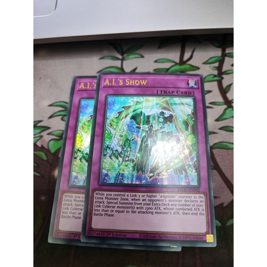 [Yugioh Funny Shop] การ์ด 1 ใบ AIs Show - BROL-EN042 - Ultra Rare 1st Edition