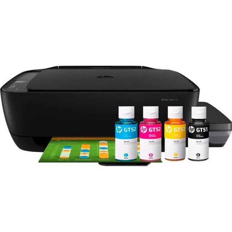 Printer HP Ink Tank รุ่น 315 เครื่องปริ้น พร้อมหมึกแท้ 4สี 1ชุด (Print/ Copy/ Scan) มัลติฟังก์ชันอิง