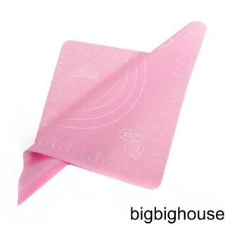 [Biho] Silicone Kneading Dough Mat Scale Kneading Pads for Rolling Dough Kitchen Accessory