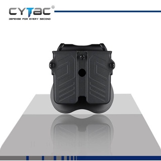 ซองแมกกาซีนคู่ ยี่ห้อ Cytac ของแท้ สามารถปรับขนาดซองใส่ได้ ใส่ได้ 9mm, .40, .45 Caliber Single หรือ Double StackMagazine