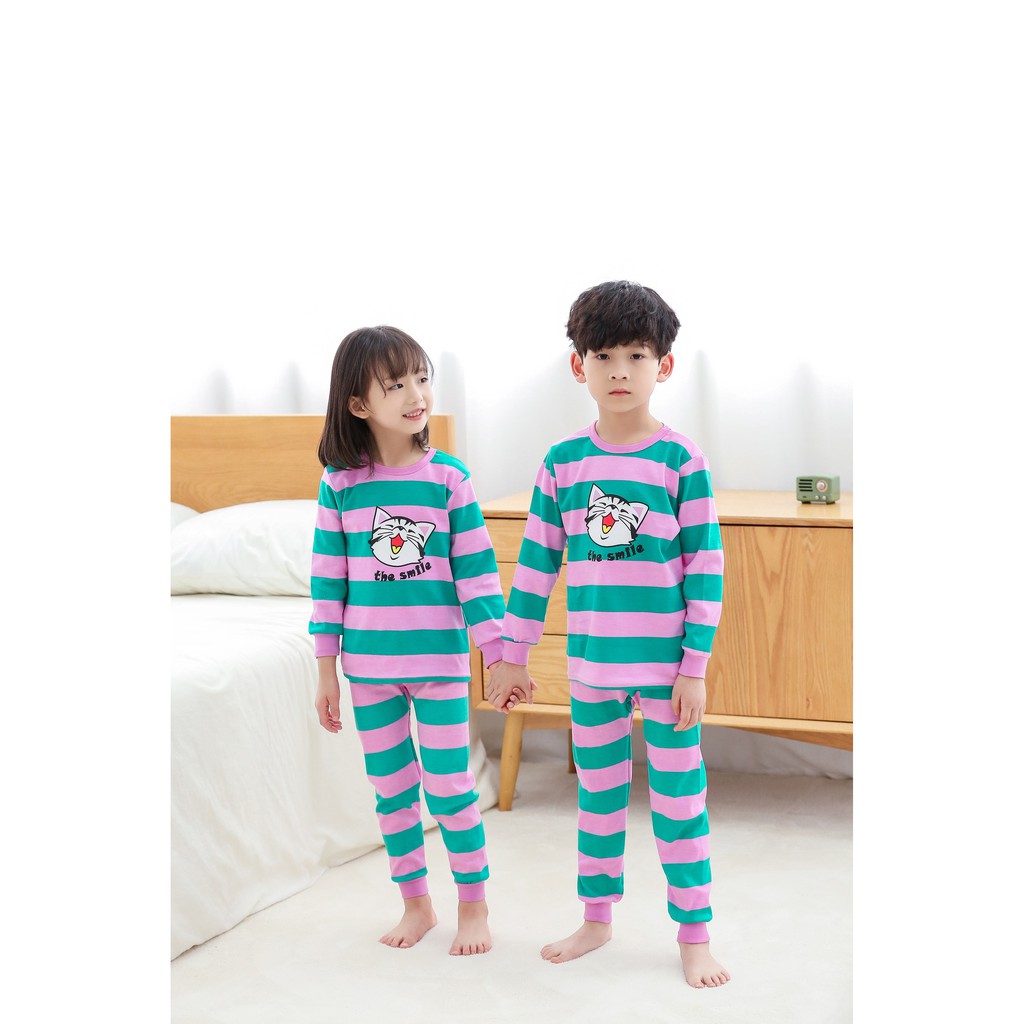 ชุดเสื้อผ้าเด็ก ชุดนอนเด็ก ชุดแฝดเด็ก ลายน่ารักสไตล์เกาหลี อายุ 2-8 ขวบ ...