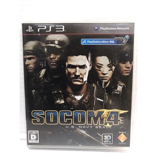 แผ่นแท้ [PS3] SOCOM 4: U.S. Navy SEALs (Japan) (BCJS-30052)