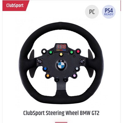 Fanatec Clubsport steering wheel BMW GT2