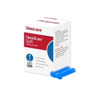 Sinocare เข็ม สำหรับ ปากกาเจาะเลือด เข็มเจาะเลือด (1กล่อง) / 100 ชิ้น (2กล่อง) สินค้าพร้อมส่ง ส่งจากไทย