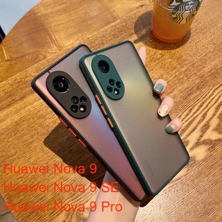 เคสโทรศัพท์มือถือ PC แข็ง ผิวด้าน กันกระแทก ป้องกันเลนส์กล้อง สําหรับ Huawei Nova 9 SE Nova 9 8 7 Pro SE 7i