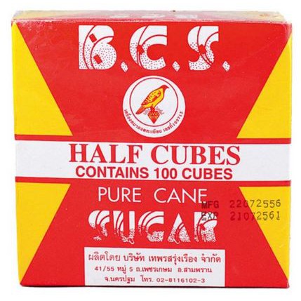 น้ำตาลก้อน ตรานกบีซีเอส 300กรัม X 6กล่อง  BCS Cube Sugar 300 g X6