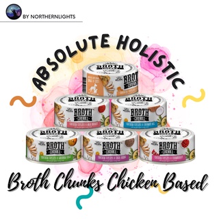 อาหารเปียก : Absolute Holistic Broth Chunks(Cat&amp;Dog) : Chicken based