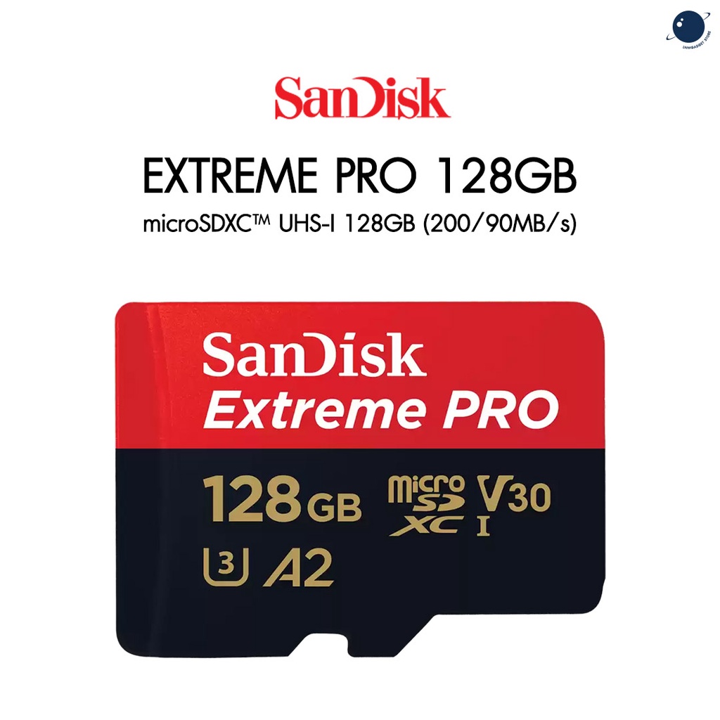 SanDisk Extreme PRO microSDXC™  UHS-I 128GB (200/90MB/s) ประกันศูนย์ไทย