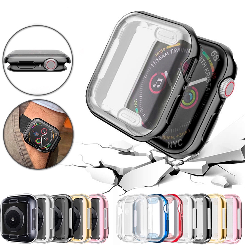Cases, Covers, & Skins 45 บาท เคส TPU สําหรับ Smart Watch Series 7 6 SE 5 4 3 2 1 ขนาด 45 มม. 41 มม. 44 มม. 40 มม. 42 มม. 38 มม. Mobile & Gadgets