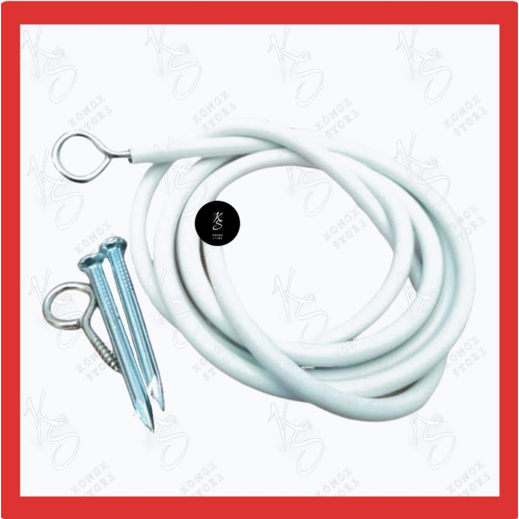 SPIRAL CURTAIN WIRE FREE NAILS และ O-BOLT