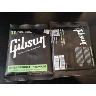 สายกีต้าร์โปร่ง Gibson เบอร์ 11