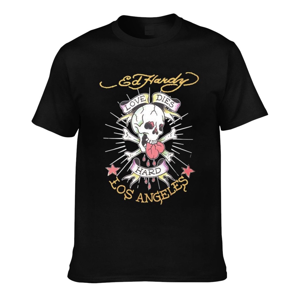 เสื้อยืดแขนสั้นผู้ชาย Ed Hardy Love
