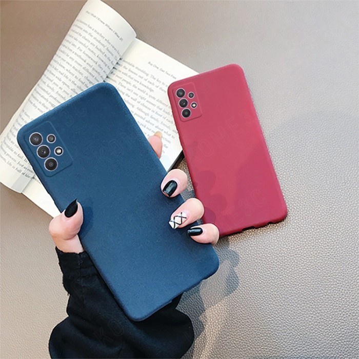 Samsung A73 5G Soft Case Matte Ultra Thin Sandstone Case สําหรับ Samsung Galaxy A73 5G