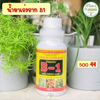 น้ำยาเร่งราก บีวัน ขนาด 500 ซีซี สูตรเข้มข้น Speed B1 Extra Plus ใช้กับกระบองเพชร แคคตัส บอนสี มีวิตามิน B กรดอะมิโน