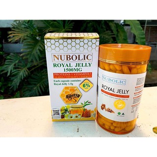 Nubolic Royal Jelly นมผึ้งนูโบลิค (นมผึ้งนูโบลิก) 365 แคปซูล ทานได้ 1 ปี