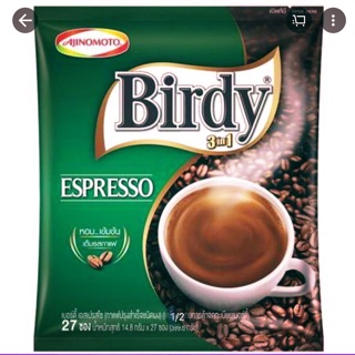 เบอร์ดี้ กาแฟ 3 IN 1 เอสเปรสโซ่ ขนาด 14.8 ก. แพ็คละ [27 ซอง]