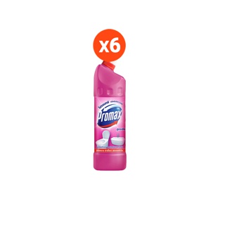 โปรแม็กซ์ พิงพาวเวอร์ น้ำยาล้างห้องน้ำ แบบขวด ขนาด900มล. x6 Promax Toilet Cleaner 900 ml.x6