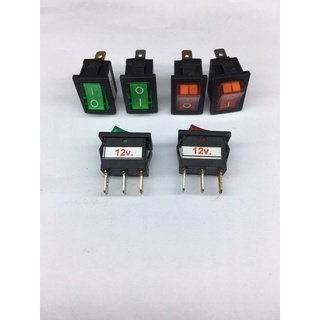 สวิท เปิด ปิด 12V DC 3 ขา แพ็ค 10 ตัว