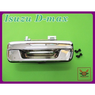 ISUZU D-MAX year 2003-2011 REAR OUTER DOOR HANDLE "CHROME" // มือเปิดฝาท้ายอันกลาง ชุบโครเมี่ยม สินค้าคุณภาพดี