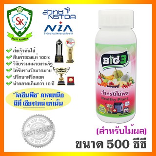 วัคซีนพืช บิ๊ก3 / บิ๊ก ขนาด 500 ซีซี (สำหรับไม้ผล) ฮอร์โมนพืช ปลอดภัยต่อเกษตรกร ใช้ป้องกันและควบคุมโรคพืชและแมลง