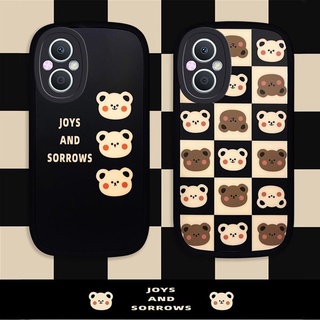 เคส OPPO Reno 8Z 7Z 5G ซิลิโคน ลายหมากรุก กันกระแทก สําหรับ เคส OPPO Reno 8Z 5G