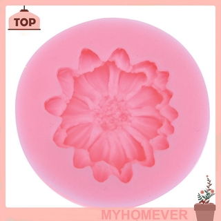 Myhomever Lily Peony อุปกรณ์แม่พิมพ์ซิลิโคนลายดอกไม้สําหรับตกแต่งเค้กเบเกอรี่