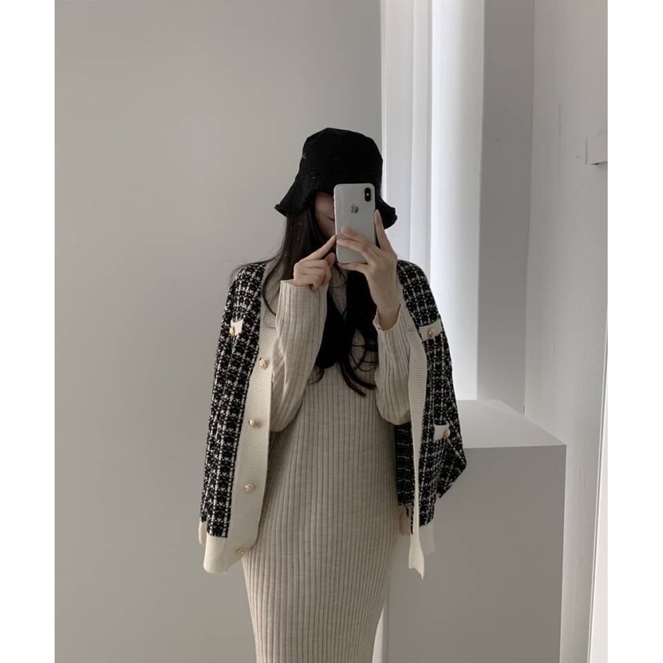 C1730 Willow cardigan เสื้อคลุมคาดิแกนทอไหมพรม