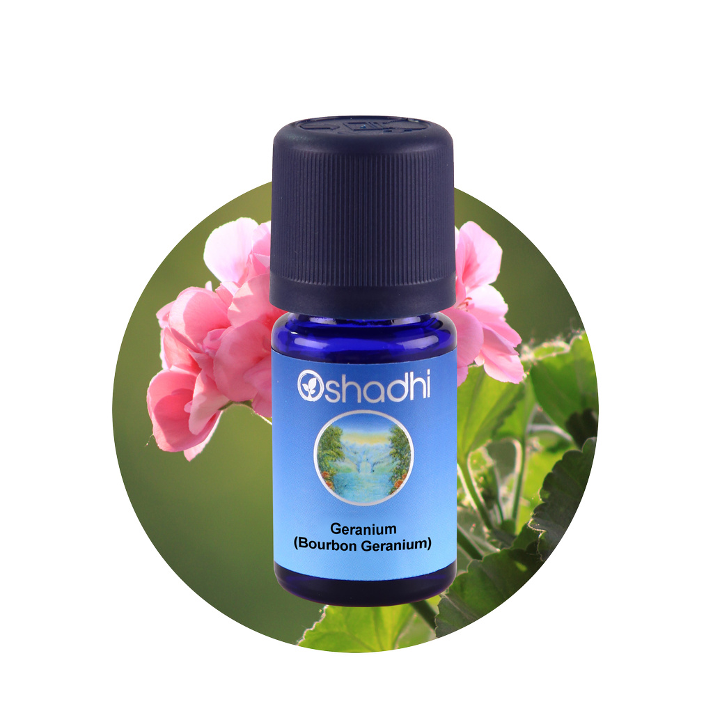 Oshadhi - Geranium (Bourbon Geranium) essential oil 10 ml