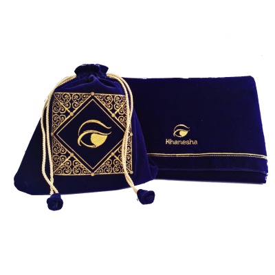 Velvet Tarot Cloth & Bag set ผ้าปูรองไพ่ทาโรต์ ถุงใส่ไพ่กำมะหยี่ ราคา ถูกที่สุด ดีลบีเคเค
