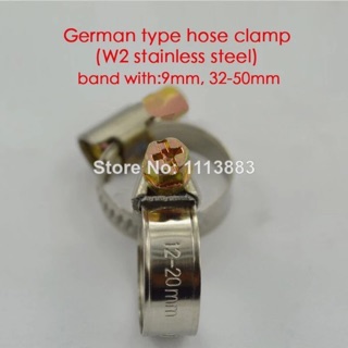 เข็มขัดรัดสาย(Hose clamp) 50 ตัว 32-50mm