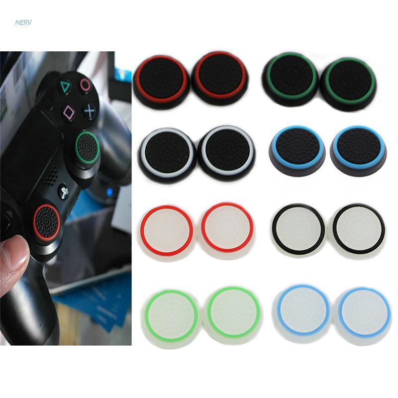 NERV 2pc Analog 360 Controller Thumb Stick Grip Thumbstick Cap Cover For PS4 XBOX ONE
