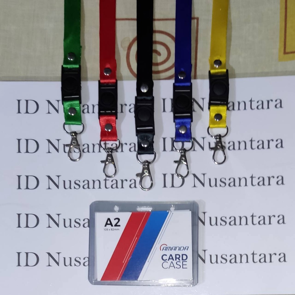 1.5 ซม. Stofer Hook Strap + ID Card Case A2 Package