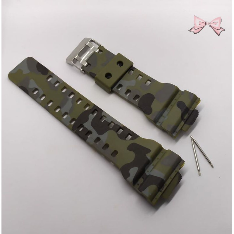 CASIO G SHOCK GA-100 / GA-110 / GA-120 / GA-200 / GA-300 LORENG ARMY WATCH STRAP ฟรีปากกา